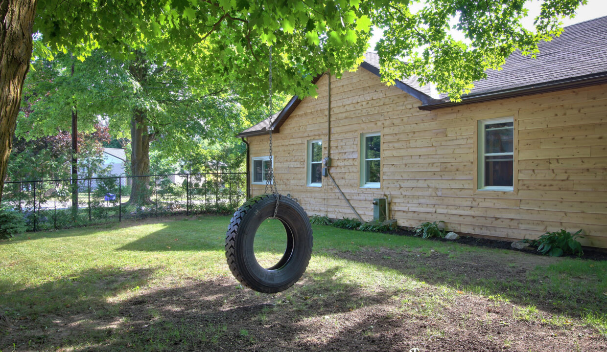 tire swing to front