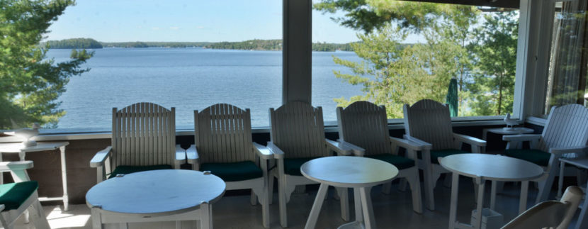 View from the screened in porch