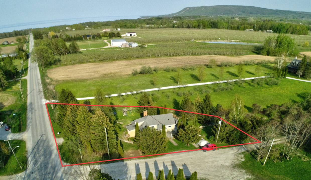 228 clark closer to house aerial - rough outline