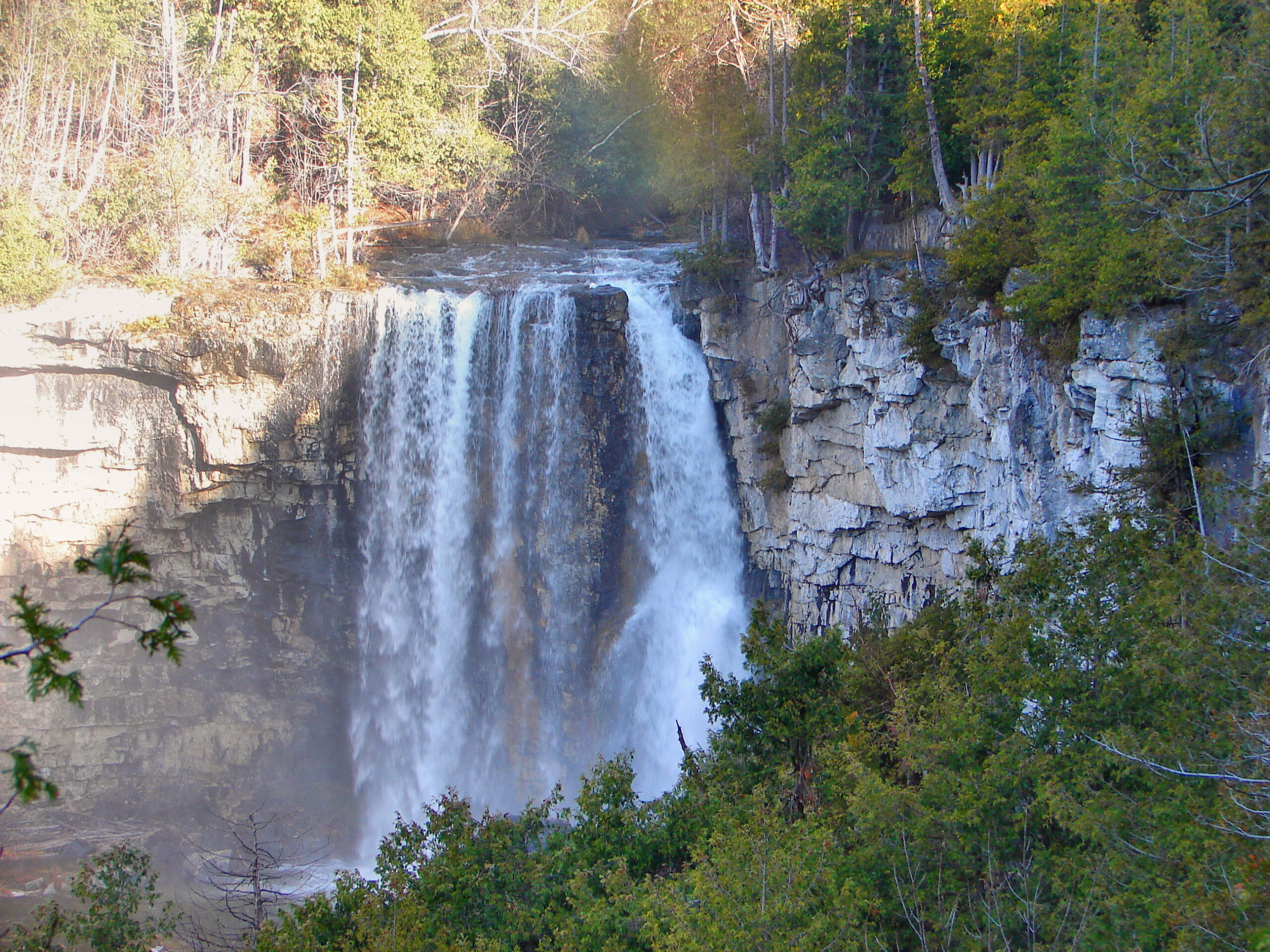Eugenia Falls Grey County Ontario - 30 metre waterfall on Niagara Escarpment