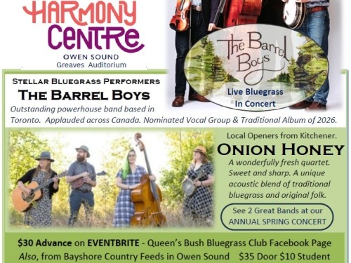 Queens Bush Bluegrass Club Spring Concert