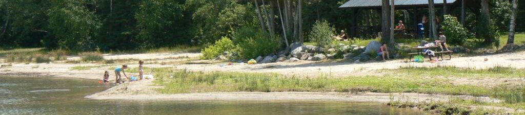 Beach and shoreline at Hibou Conservation Area near Georgian Bay