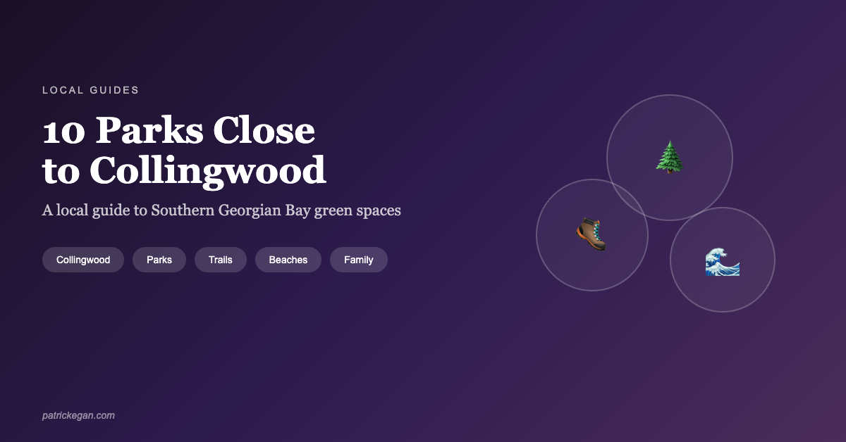 10 Parks Close to Collingwood blog header