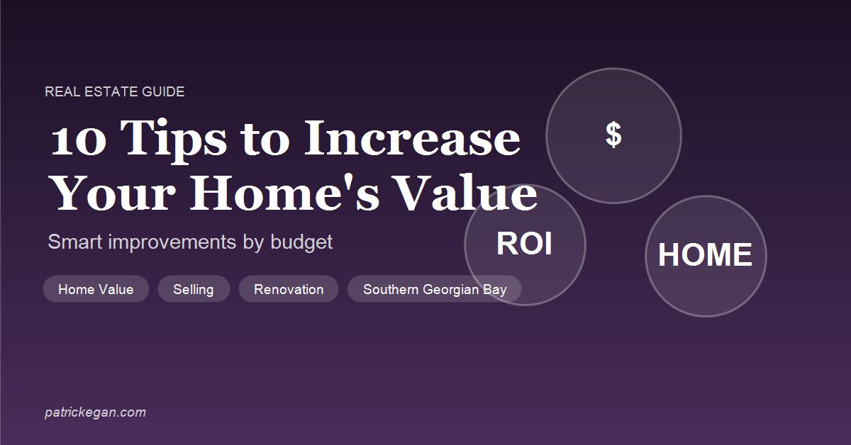 10 tips to increase your home's value by budget